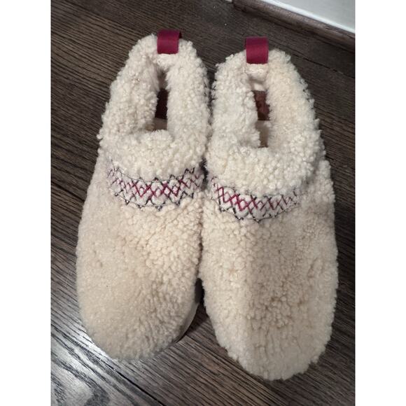 UGG Tazz Braid Platform Slippers Sandals 'Natural' Women's Size 9 NEW - Picture 1 of 16